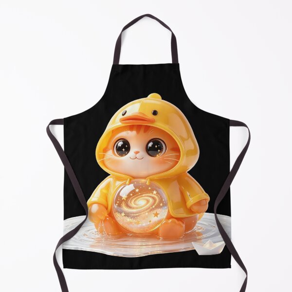 Item preview, Emerald Cat - Rainy Day Joy: The Little Duckie Raincoat Edition designed and sold by ABYSSLAB.