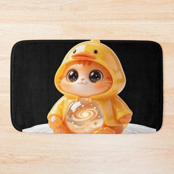 Item preview, Emerald Cat - Rainy Day Joy: The Little Duckie Raincoat Edition designed and sold by ABYSSLAB.