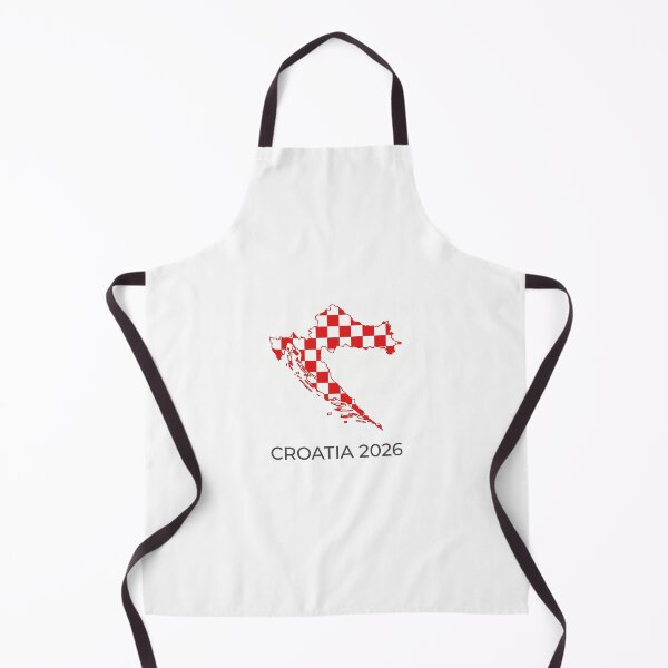 Item preview, Croatia Checkerboard Map Football Fan 2026 designed and sold by Minute90th.
