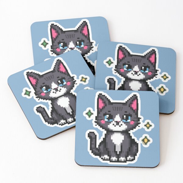 Item preview, Pixel Paws Retro Gaming Sticker designed and sold by Stylestickers55.