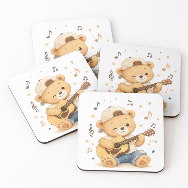 Item preview, Guitarist Bear designed and sold by KM Design.