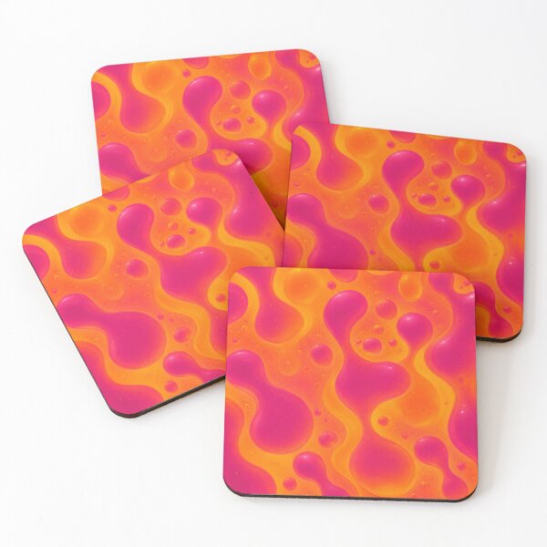 Item preview, Neon Pink and Orange Liquid Lava Flow designed and sold by Owcomm.