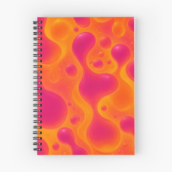 Item preview, Neon Pink and Orange Liquid Lava Flow designed and sold by Owcomm.