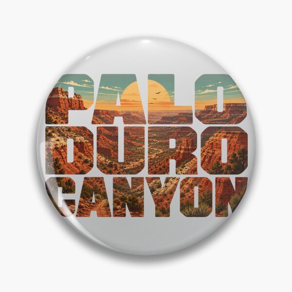 Item preview, Tipografía del Cañón Palo Duro | Arte de viajes por Texas designed and sold by SimplyJasper.