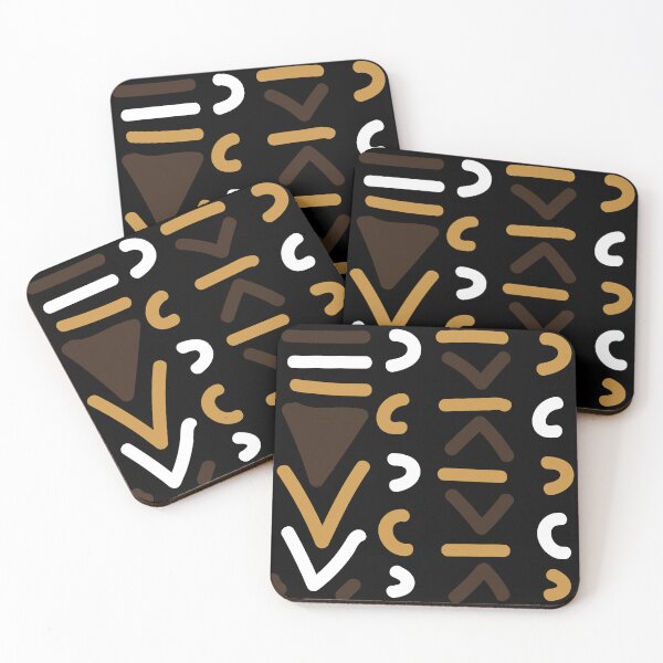 Item preview, Traditional African Bogolan Mudcloth Pattern designed and sold by Wolagno.
