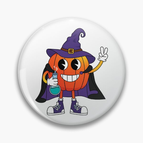 Item preview, Kawaii Witch Pumpkin with Magic Potion designed and sold by KM Design.