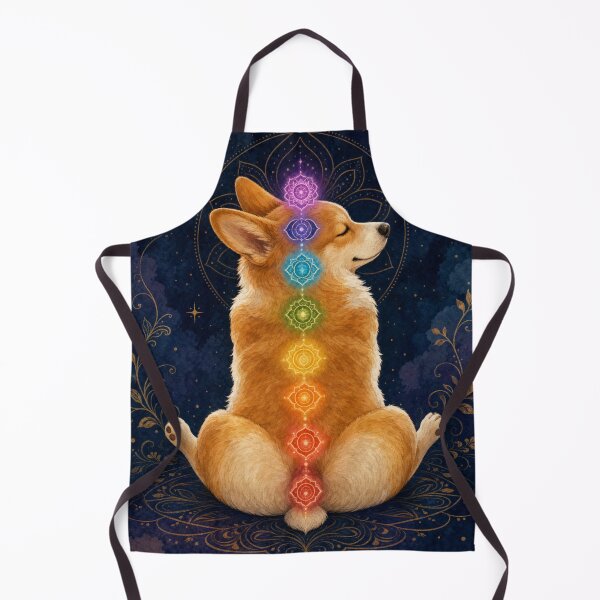 Item preview, Celestial Mystic Corgi — Cosmic Mandala Art Sacred Geometry Witchy Dog Gift designed and sold by FirmHoldStudio.