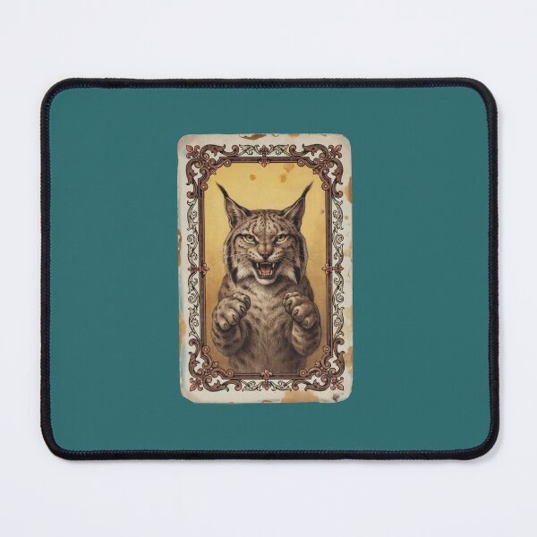 Item preview, A Lynx On An Old Tarot Card designed and sold by Tiny Rage Crea.