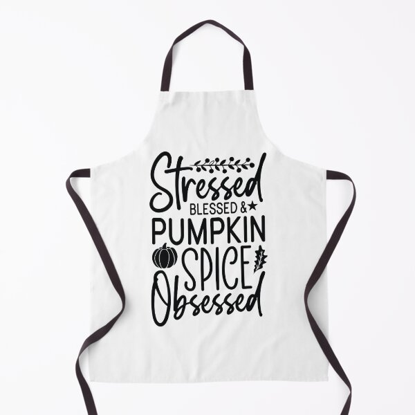 Item preview, Stressed Blessed And Pumpkin Spice Obsessed - Cute Fall Season Retro Vintage Aesthetic Coffee Gift designed and sold by FuzionRaptor.