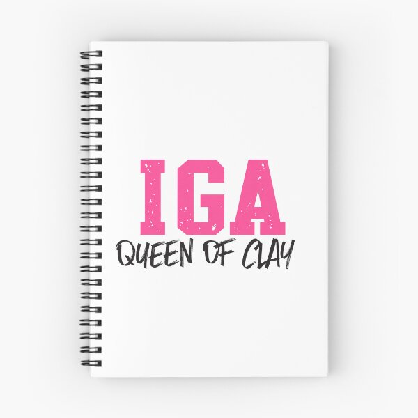 Item preview, Iga Queen of Clay Pink Distressed Typography Tennis Design designed and sold by Holy-Verse.