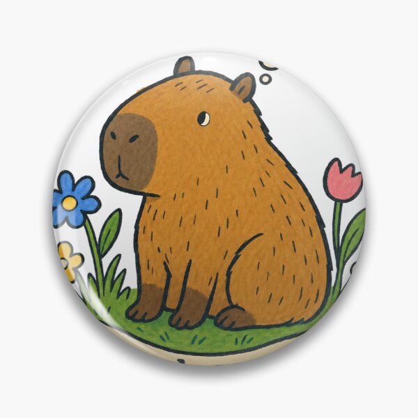 Item preview, Head Empty No Thoughts Capybara designed and sold by VisualArtsOasis.