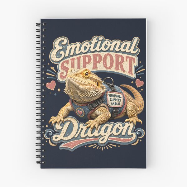 Item preview, Emotional Support Dragon Bearded Dragon designed and sold by Weirdwildco69.