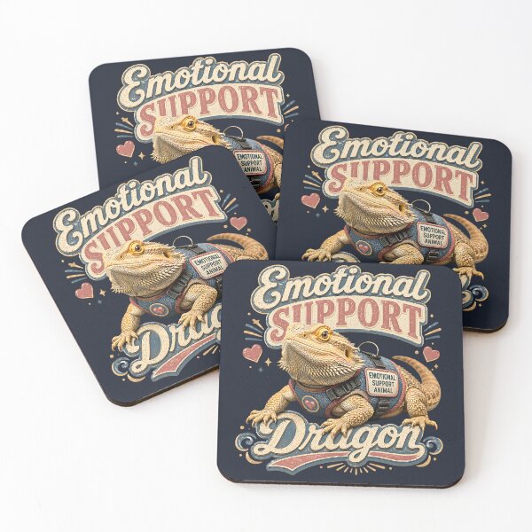 Item preview, Emotional Support Dragon Bearded Dragon designed and sold by Weirdwildco69.