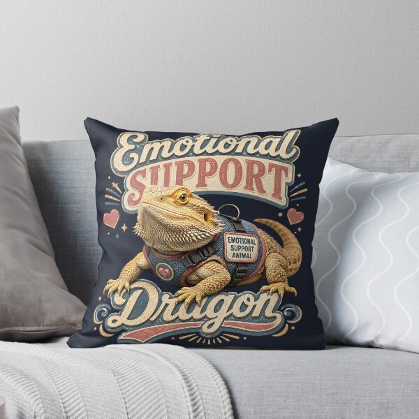 Item preview, Emotional Support Dragon Bearded Dragon designed and sold by Weirdwildco69.
