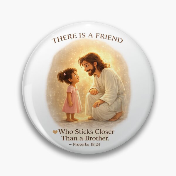 Item preview, Title: Jesus is Closer Than A Brother – Encouragement for Every Child designed and sold by KINGDOM GOLD STUDIO.