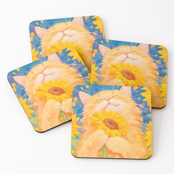 Item preview, Yellow Cat Enjoying Time designed and sold by LUMANIOS.