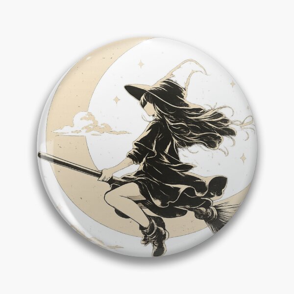 Item preview, Mystic Witch on the Waxing Moon designed and sold by KM Design.