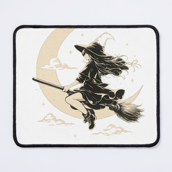 Item preview, Mystic Witch on the Waxing Moon designed and sold by KM Design.