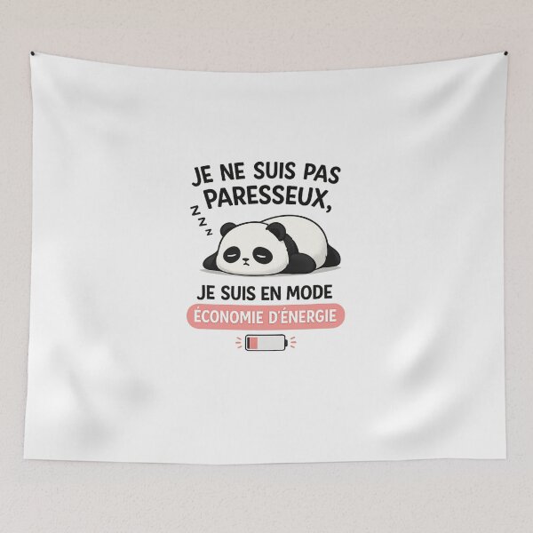 Item preview, Tired Panda in Energy Saving Mode designed and sold by KM Design.