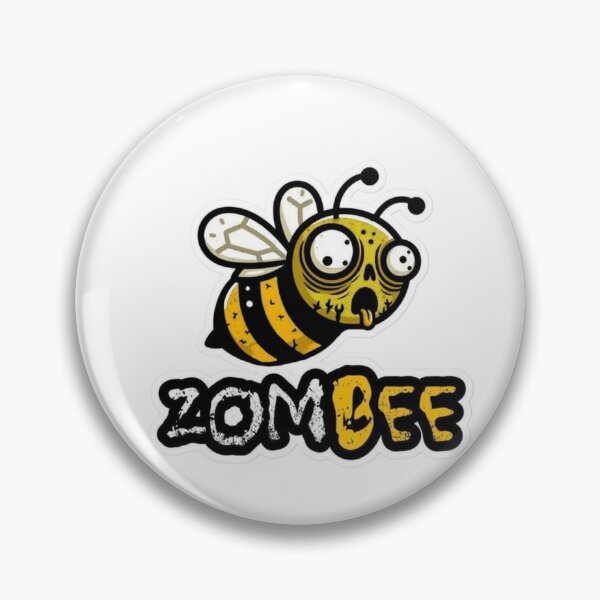Item preview, Zombee Funny Zombie Bee Halloween Cartoon designed and sold by Macias123.