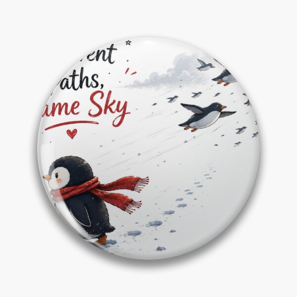 Item preview, Follow the Light – Penguin Dream Journey designed and sold by QuirkNest Studio .