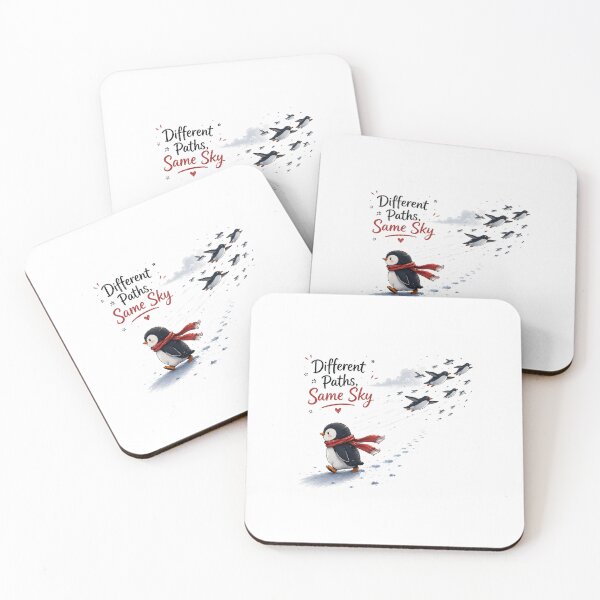 Item preview, Follow the Light – Penguin Dream Journey designed and sold by QuirkNest Studio .