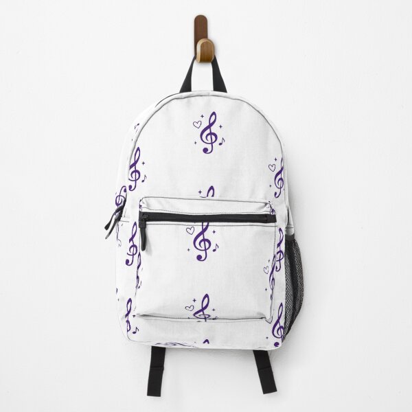 Item preview, Purple Treble Clef with Heart – Minimalist Music Lover Aesthetic designed and sold by Joyfulfabric.