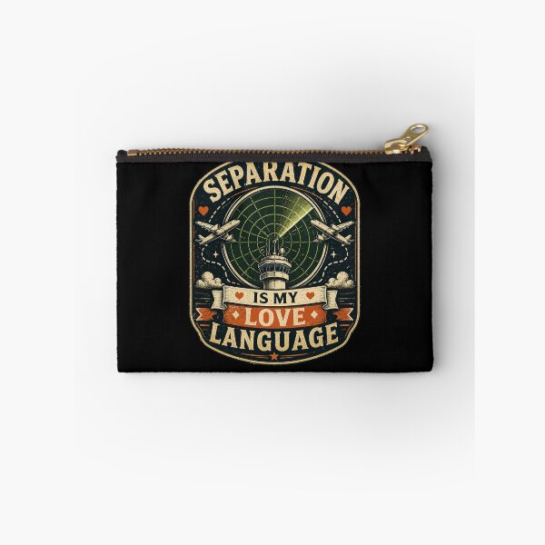 Item preview, Separation Is My Love Language Funny Air Traffic Controller Vintage ATC  designed and sold by Rudinho102.