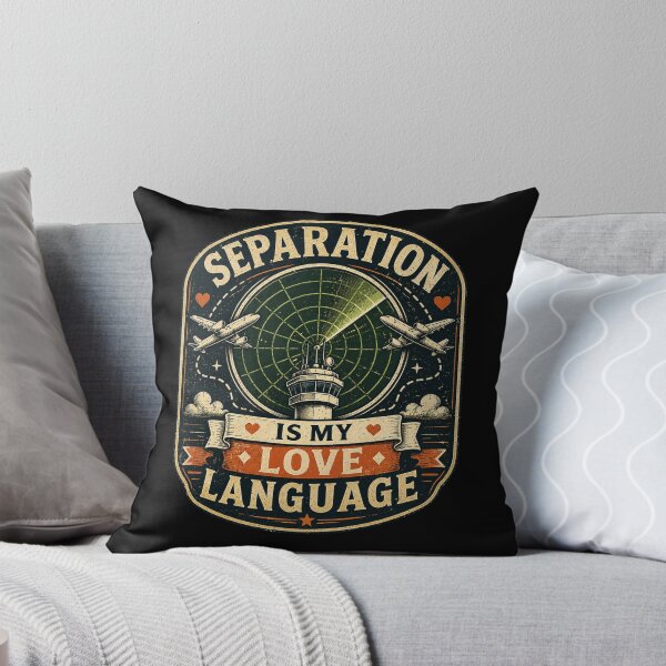 Item preview, Separation Is My Love Language Funny Air Traffic Controller Vintage ATC  designed and sold by Rudinho102.