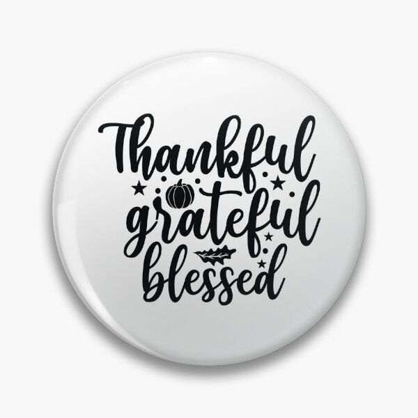 Item preview, Thankful Grateful Blessed - Cute Fall Season Retro Vintage Aesthetic Leaves Thanksgiving Gift designed and sold by FuzionRaptor.