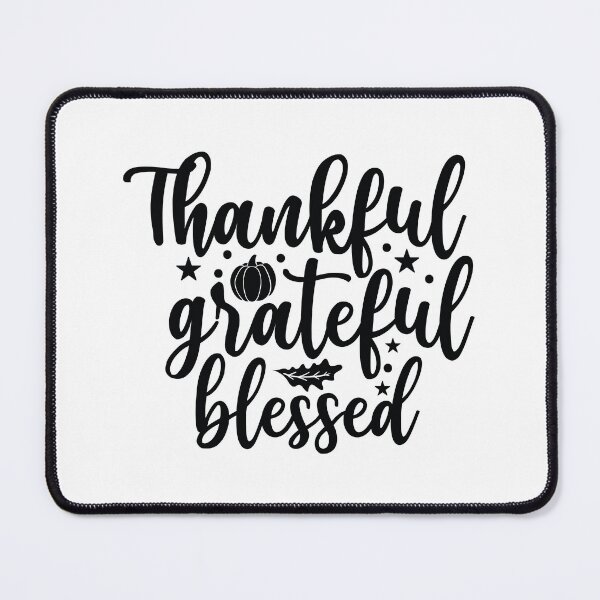 Item preview, Thankful Grateful Blessed - Cute Fall Season Retro Vintage Aesthetic Leaves Thanksgiving Gift designed and sold by FuzionRaptor.