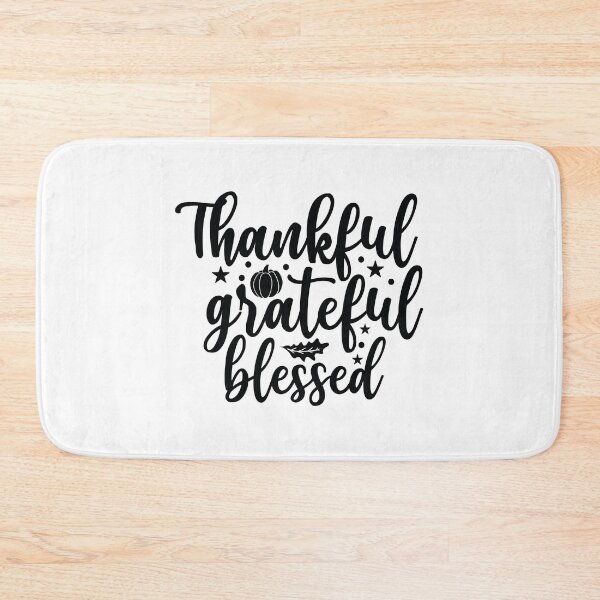 Item preview, Thankful Grateful Blessed - Cute Fall Season Retro Vintage Aesthetic Leaves Thanksgiving Gift designed and sold by FuzionRaptor.