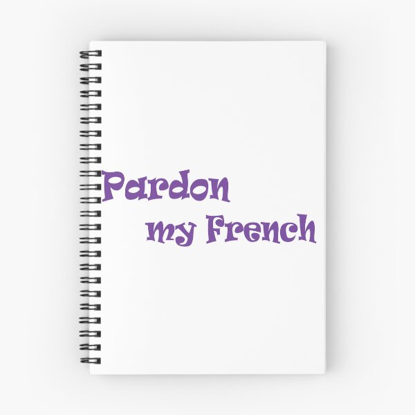 Item preview, Pardon My French Purple Typography Design designed and sold by BetweenForms.