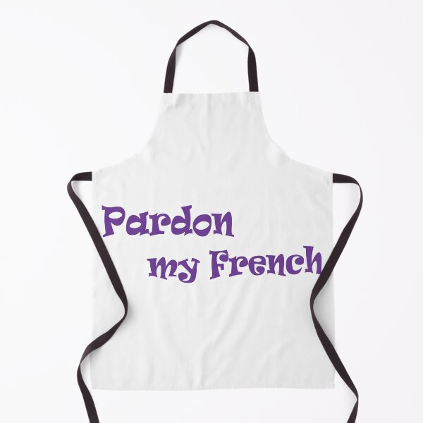 Item preview, Pardon My French Purple Typography Design designed and sold by BetweenForms.