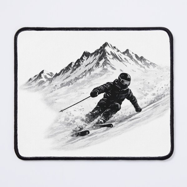 Item preview, Downhill Skiing in the Heart of the Peaks designed and sold by KM Design.