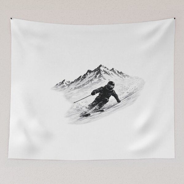 Item preview, Downhill Skiing in the Heart of the Peaks designed and sold by KM Design.