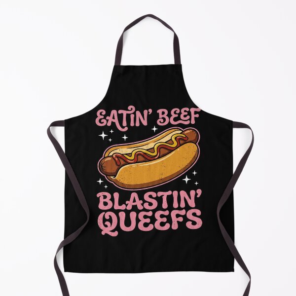 Item preview, Eatin Beef Blastin Queefs Funny Hot Dog Adult Humor Shirt designed and sold by ArcaneArtistry.
