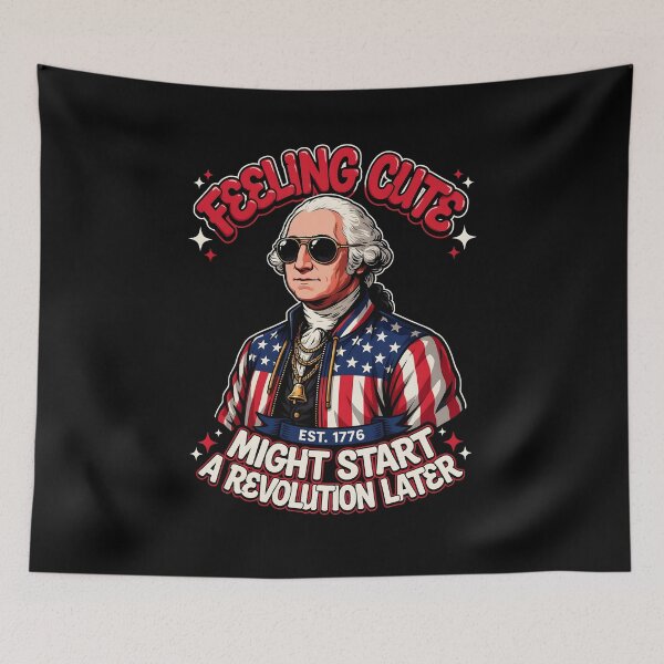 Item preview, Feeling Cute Might Start a Revolution Later Patriotic Fireworks and Freedom designed and sold by Redgiant87x.