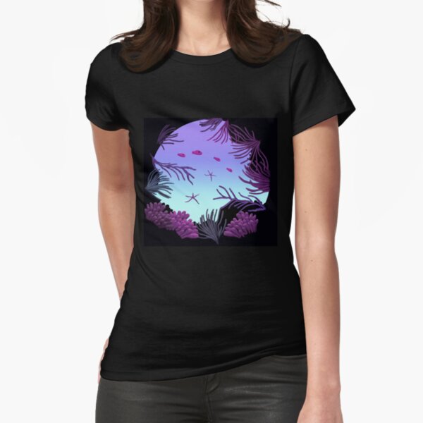 Round Reef - ohms' Custom Worms Armageddon Level Fitted T-Shirt