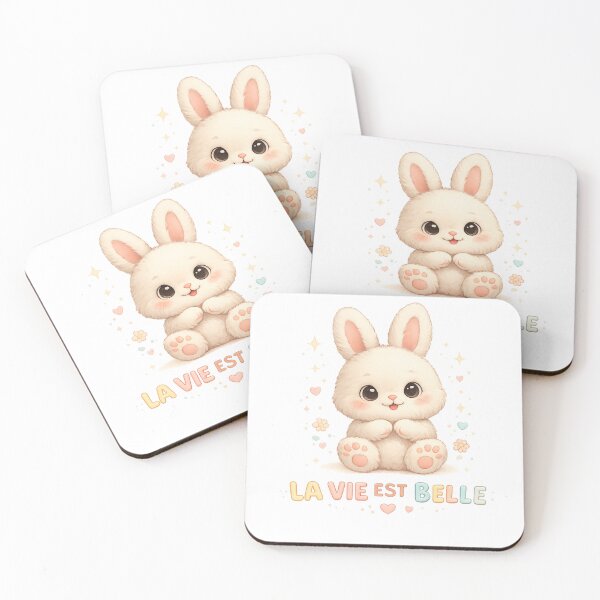 Item preview, Kawaii Bunny Life is Beautiful designed and sold by KM Design.