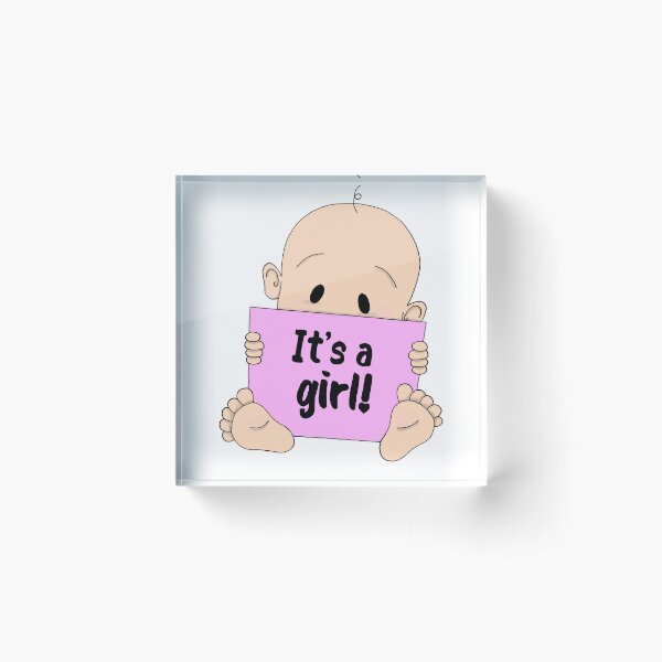 Item preview, It’s a girl! designed and sold by FancyNotions.