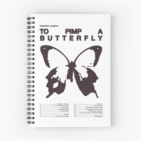 Item preview, Kendrick To Pimp A Butterfly Fan Art Poster – Tracklist Butterfly Print designed and sold by gringoods.