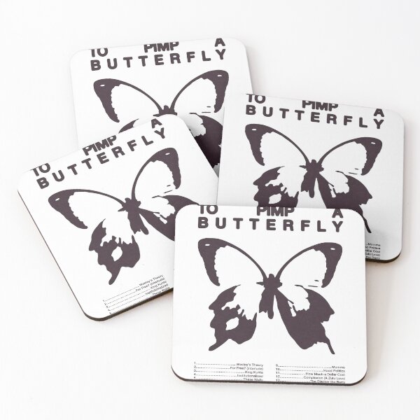 Item preview, Kendrick To Pimp A Butterfly Fan Art Poster – Tracklist Butterfly Print designed and sold by gringoods.