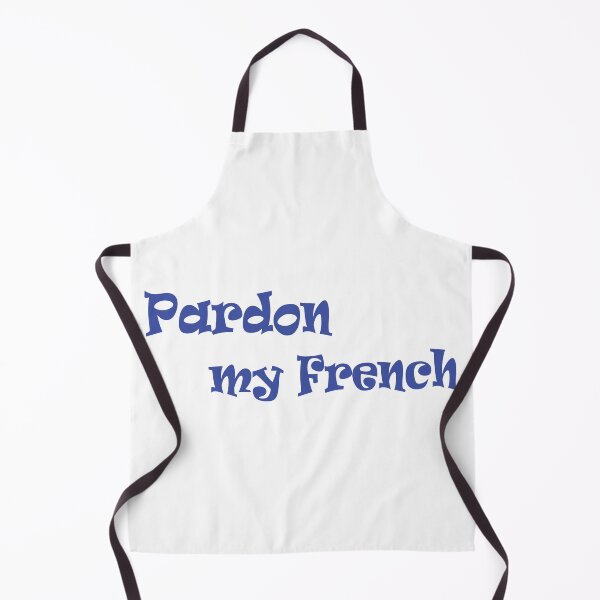 Item preview, Pardon My French Blue Retro Design designed and sold by BetweenForms.