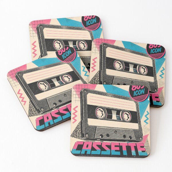 Item preview, Cassette Tape 80s Icon T-Shirt | Retro Mixtape Memphis Style Tee designed and sold by SunnyDesign82.