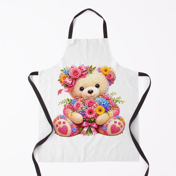 Item preview, Floral Teddy Bear designed and sold by trendspatterns.