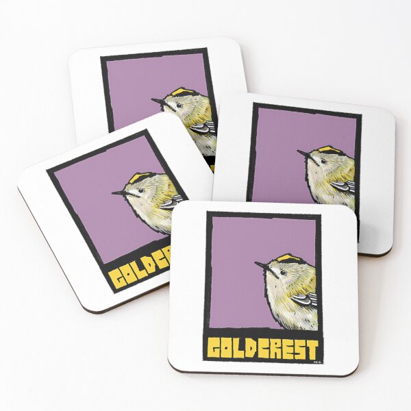 Item preview, Goldcrest – Bold Modern British Bird designed and sold by GWARTUKSTORE.