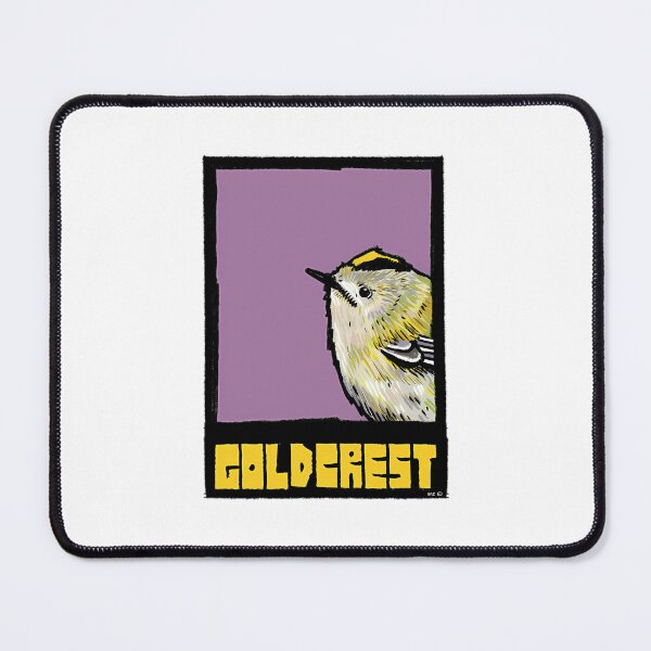 Item preview, Goldcrest – Bold Modern British Bird designed and sold by GWARTUKSTORE.