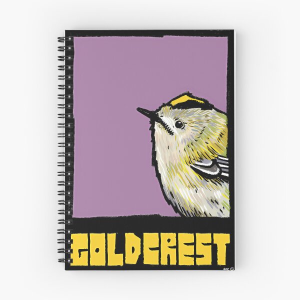 Item preview, Goldcrest – Bold Modern British Bird designed and sold by GWARTUKSTORE.