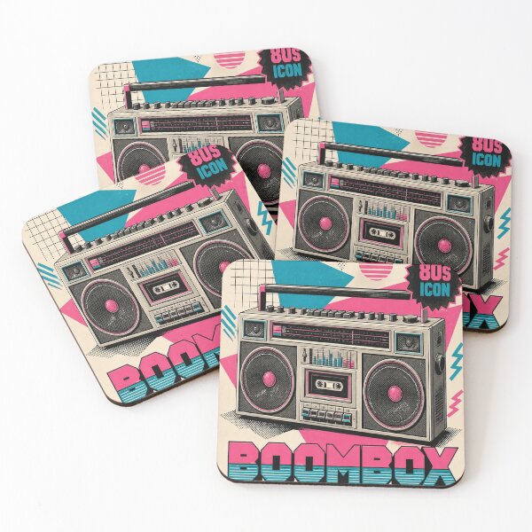 Item preview, Boombox 80s Icon T-Shirt | Retro Music Memphis Style Tee designed and sold by SunnyDesign82.